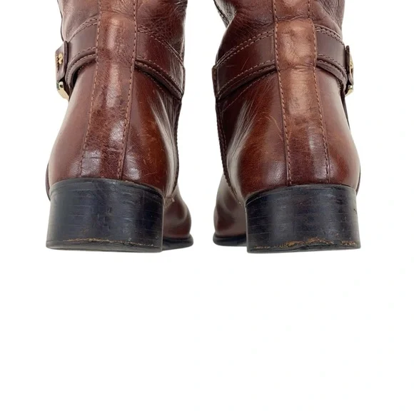 Tory Burch Alessandra Tall Riding Boots 7 Brown - Picture 11 of 16
